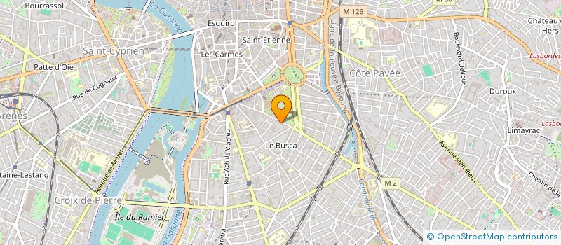 localisation de l'entreprise SYND COPROPRIETE RESID JARDIN DES PLANTE à TOULOUSE