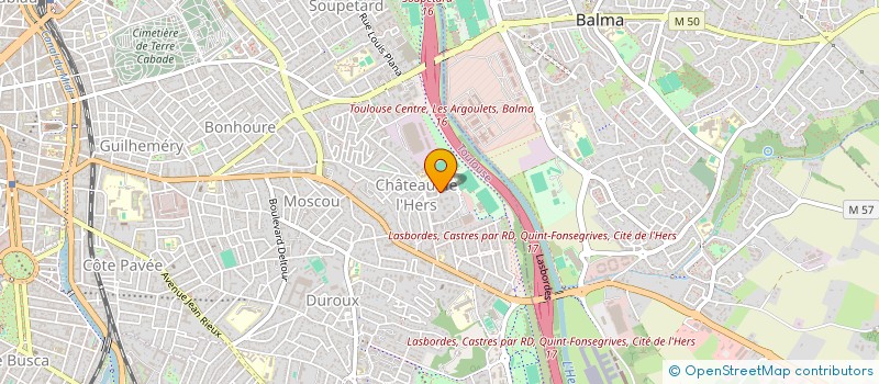 localisation de l'entreprise SYND COPROPRIETE RESID OPERA à TOULOUSE
