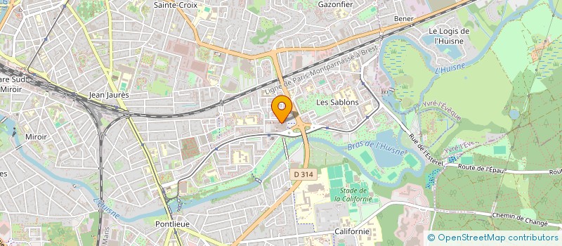 localisation de l'entreprise SYND COPROPRIETE RESIDENCE ABBAYE  LE MANS