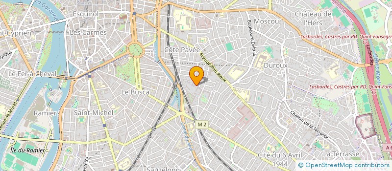 localisation de l'entreprise SYND COPROPRIETE RESIDENCE AMAURY à TOULOUSE