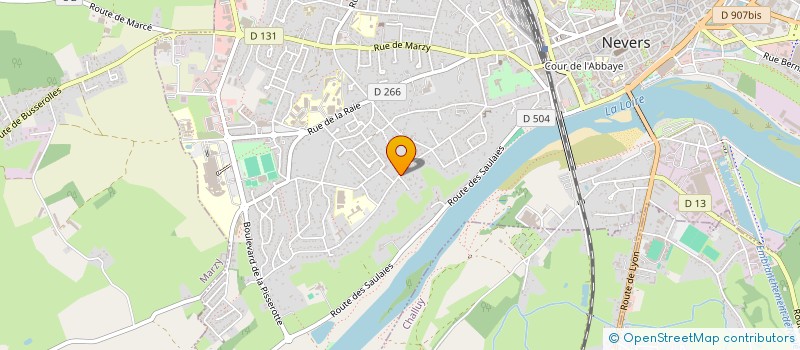 localisation de l'entreprise SYND COPROPRIETE RESIDENCE AURINE à NEVERS