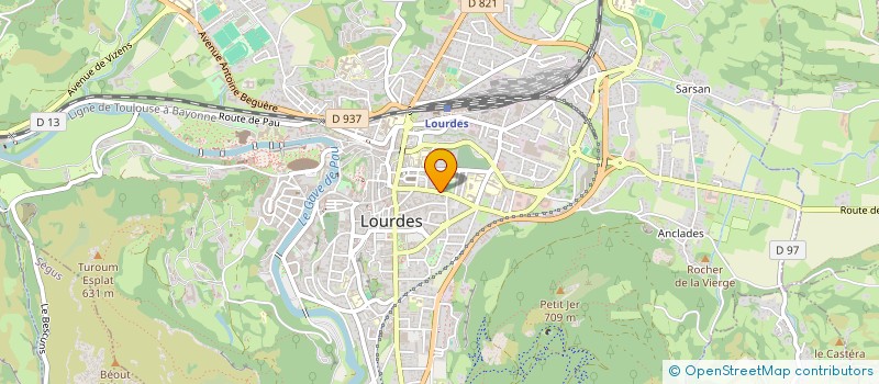 localisation de l'entreprise SYND COPROPRIETE RESIDENCE BASILIA  LOURDES