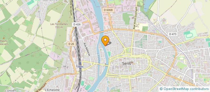 localisation de l'entreprise SYND COPROPRIETE RESIDENCE BEAU RIVAGE  SENS