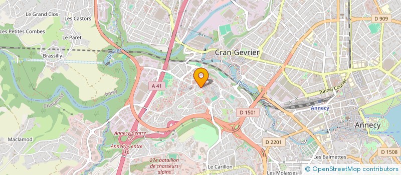 localisation de l'entreprise SYND COPROPRIETE RESIDENCE BEAUREGARD  ANNECY