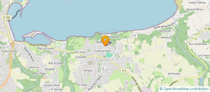 localisation de l'entreprise SYND COPROPRIETE RESIDENCE BELLEVUE à PERROS-GUIREC