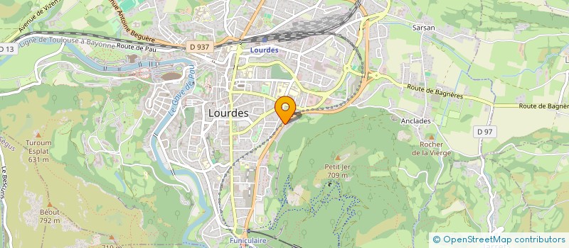localisation de l'entreprise SYND COPROPRIETE RESIDENCE BURLO  LOURDES