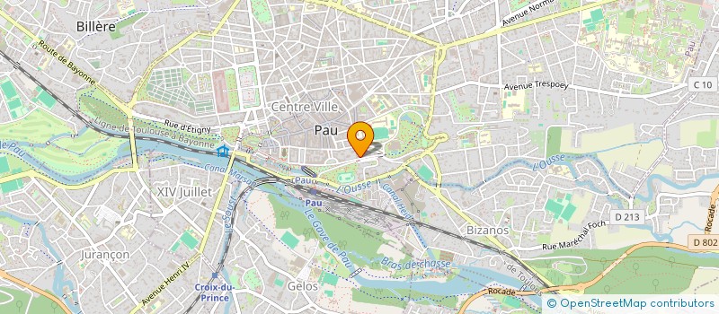 localisation de l'entreprise SYND COPROPRIETE RESIDENCE CAP SUD à PAU