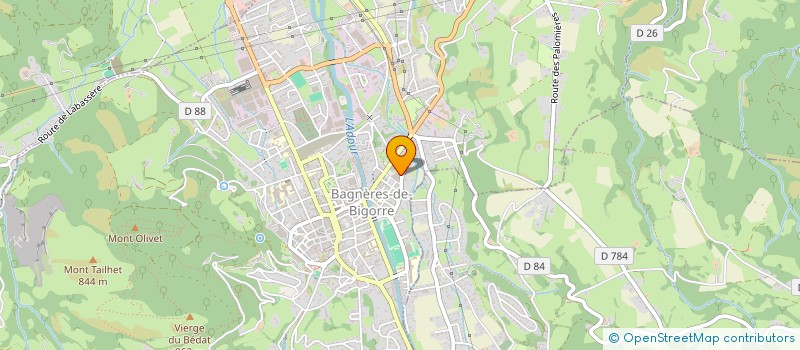 localisation de l'entreprise SYND COPROPRIETE RESIDENCE  CENTRE  ARGELES-BAGNERES