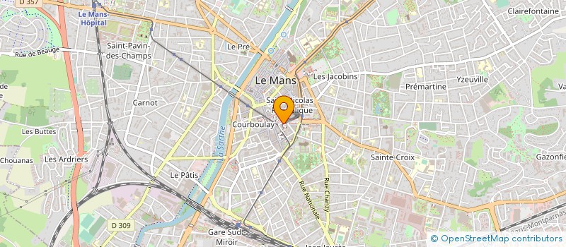 localisation de l'entreprise SYND COPROPRIETE RESIDENCE CHANZY  LE MANS