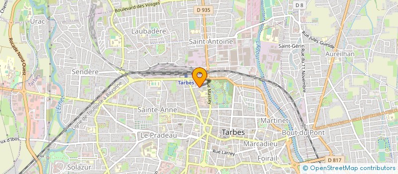 localisation de l'entreprise SYND COPROPRIETE RESIDENCE CHENERAIE  TARBES