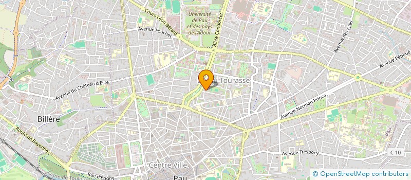 localisation de l'entreprise SYND COPROPRIETE RESIDENCE CHENES I à PAU