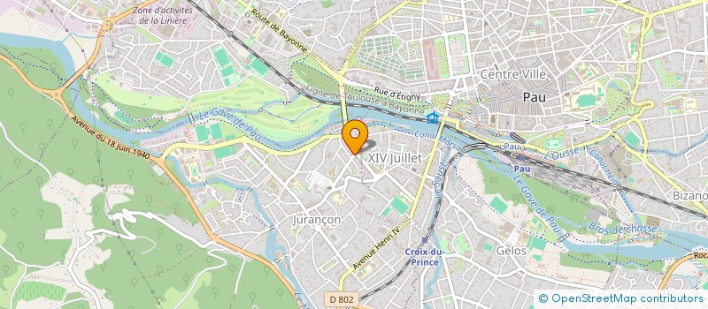 localisation de l'entreprise SYND COPROPRIETE RESIDENCE CHEVERNY  JURANCON