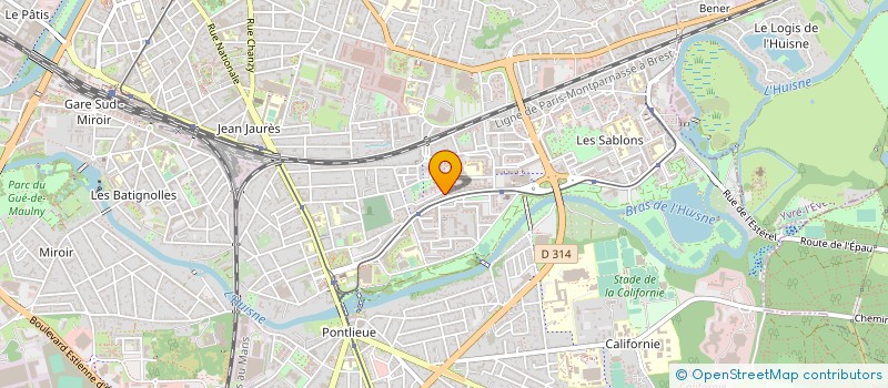 localisation de l'entreprise SYND COPROPRIETE RESIDENCE CHURCHILL  LE MANS