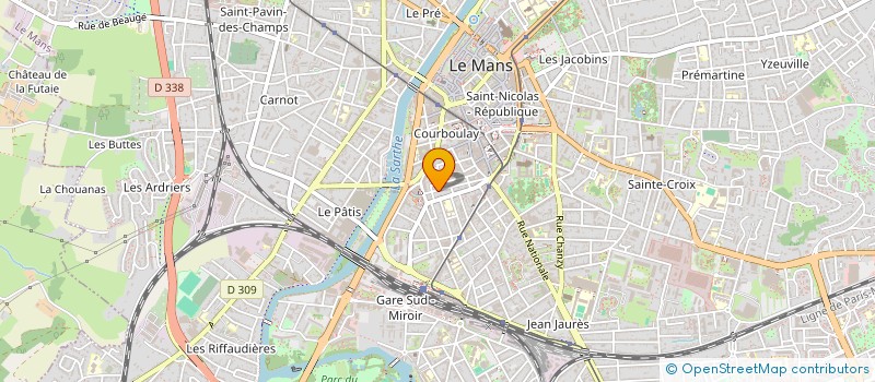 localisation de l'entreprise SYND COPROPRIETE RESIDENCE CROCHARDIERE  LE MANS