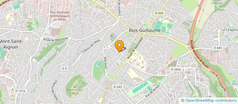 localisation de l'entreprise SYND COPROPRIETE RESIDENCE DE L'EGLISE à BOIS-GUILLAUME