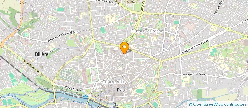 localisation de l'entreprise SYND COPROPRIETE RESIDENCE DES ALLIES à PAU