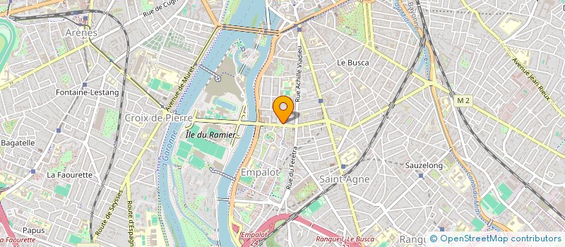 localisation de l'entreprise SYND COPROPRIETE RESIDENCE DES SAULES à TOULOUSE