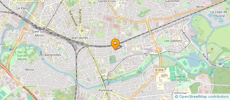 localisation de l'entreprise SYND COPROPRIETE RESIDENCE DESILES  LE MANS