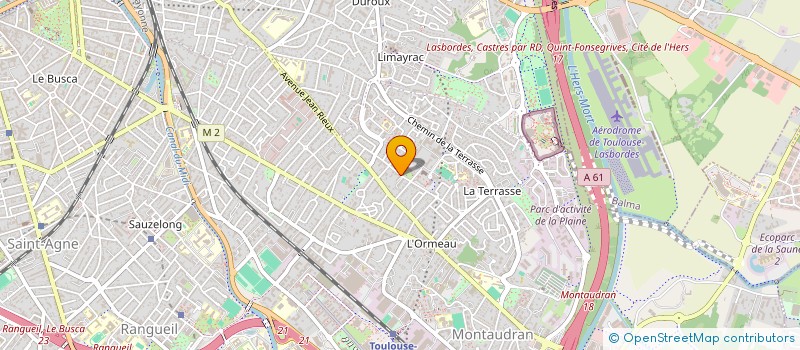 localisation de l'entreprise SYND COPROPRIETE RESIDENCE EMERAUDE à TOULOUSE