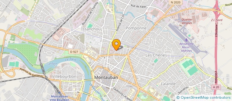 localisation de l'entreprise SYND COPROPRIETE RESIDENCE ENSOLEILLEE  MONTAUBAN