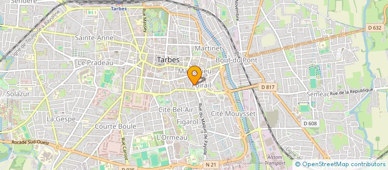 localisation de l'entreprise SYND COPROPRIETE RESIDENCE FLORENCE  TARBES