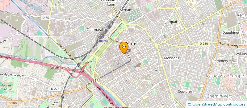 localisation de l'entreprise SYND COPROPRIETE RESIDENCE FOCH à REIMS