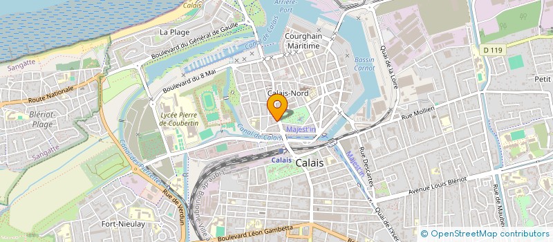 localisation de l'entreprise SYND COPROPRIETE RESIDENCE FOCH  CALAIS