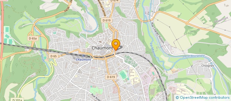 localisation de l'entreprise SYND COPROPRIETE RESIDENCE GAMBETTA à CHAUMONT