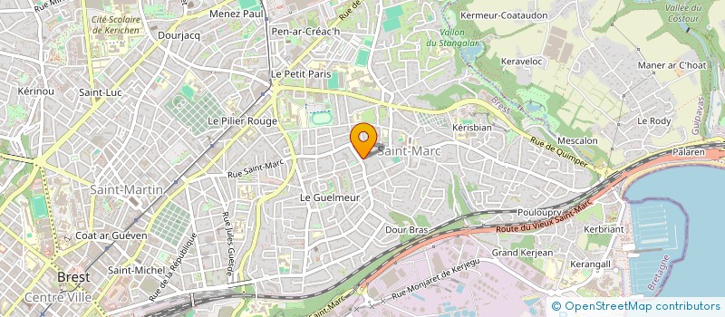 localisation de l'entreprise SYND COPROPRIETE RESIDENCE GRADLON à BREST