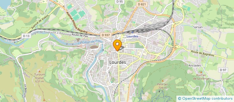 localisation de l'entreprise SYND COPROPRIETE RESIDENCE HEINS  LOURDES