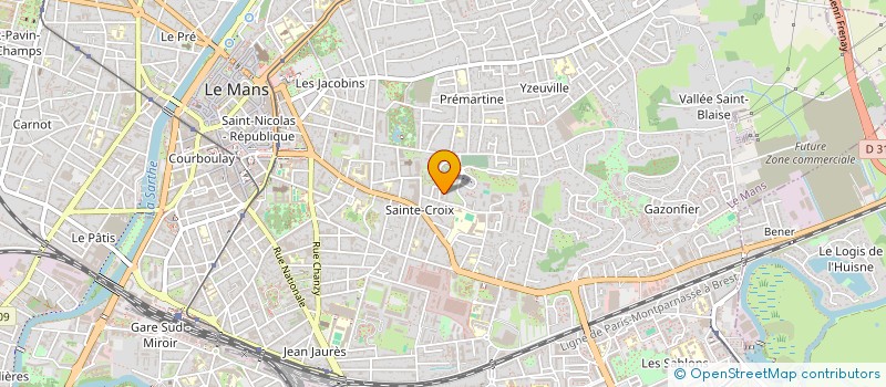 localisation de l'entreprise SYND COPROPRIETE RESIDENCE HENRY BERGSON  LE MANS