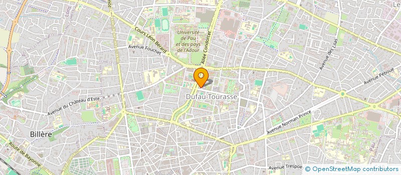 localisation de l'entreprise SYND COPROPRIETE RESIDENCE HERMES 1 à PAU