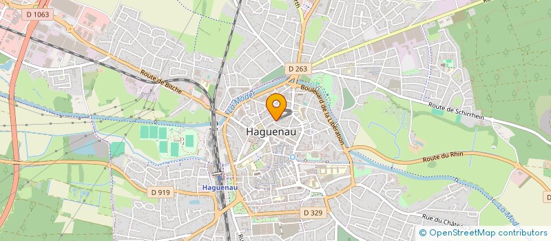 localisation de l'entreprise SYND COPROPRIETE RESIDENCE HOUBLONNIERE  HAGUENAU