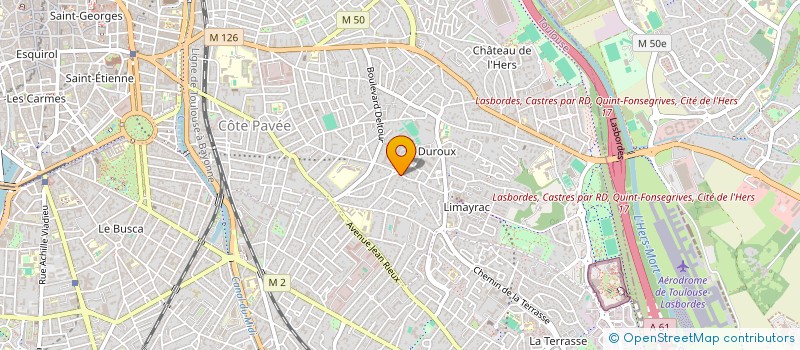 localisation de l'entreprise SYND COPROPRIETE RESIDENCE HOURMETTE à TOULOUSE