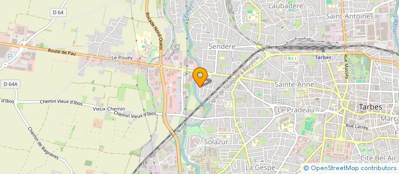 localisation de l'entreprise SYND COPROPRIETE RESIDENCE IBERES  TARBES