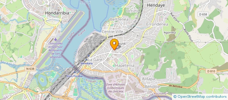 localisation de l'entreprise SYND COPROPRIETE RESIDENCE INDA  HENDAYE