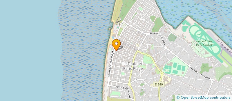 localisation de l'entreprise SYND COPROPRIETE RESIDENCE LA BOURRASQUE  LE TOUQUET-PARIS-PLAGE