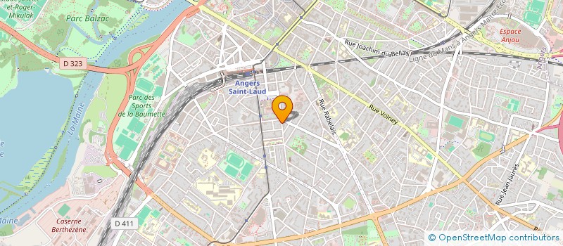 localisation de l'entreprise SYND COPROPRIETE RESIDENCE LA FAYETTE V à ANGERS