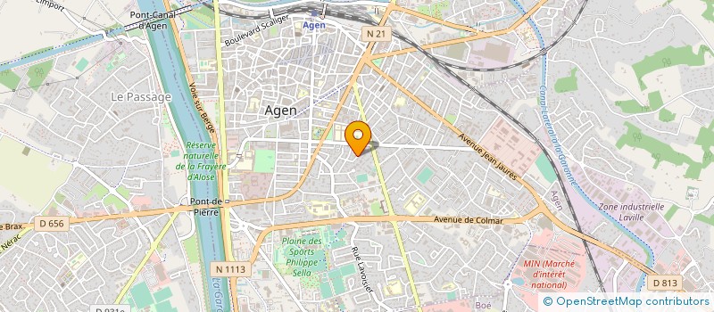 localisation de l'entreprise SYND COPROPRIETE RESIDENCE LAFFARGUE  AGEN