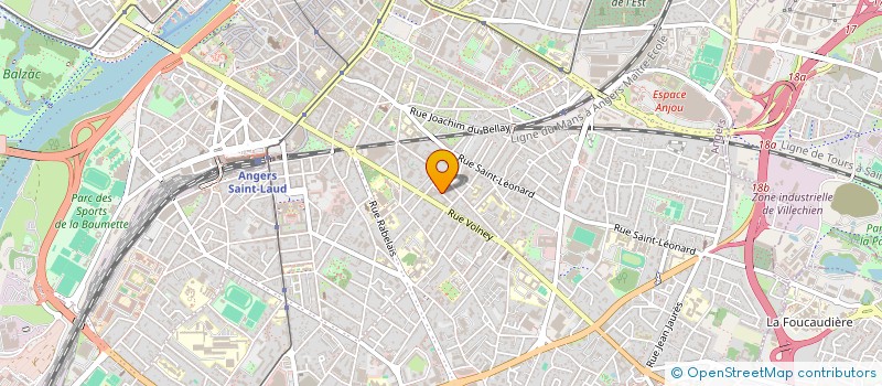 localisation de l'entreprise SYND COPROPRIETE RESIDENCE LAINE LAROCHE à ANGERS