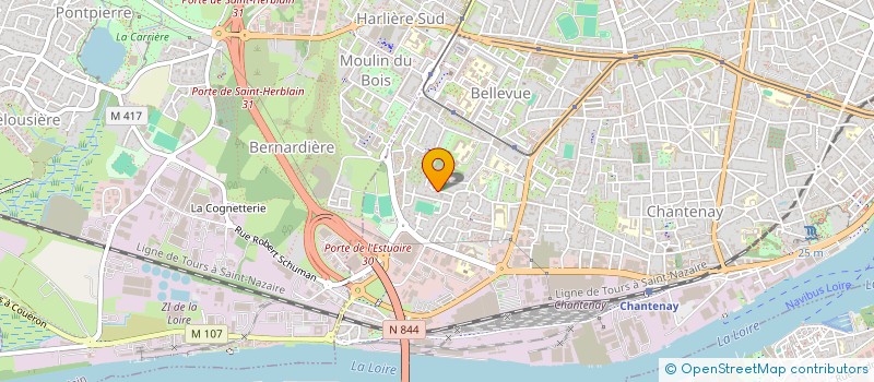 localisation de l'entreprise SYND COPROPRIETE RESIDENCE LAUNAY à NANTES
