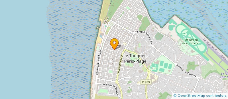 localisation de l'entreprise SYND COPROPRIETE RESIDENCE LE BERRY  LE TOUQUET-PARIS-PLAGE