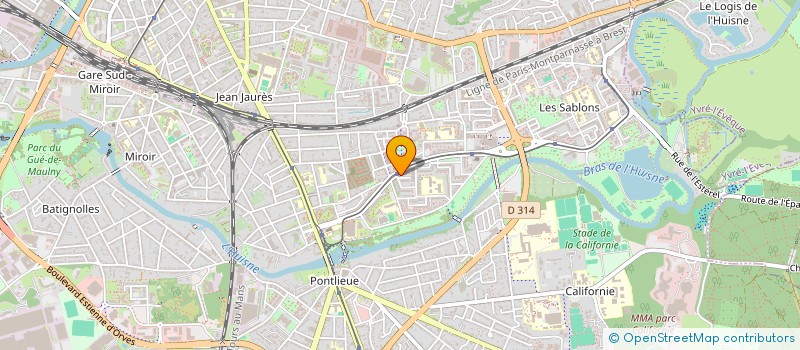 localisation de l'entreprise SYND COPROPRIETE RESIDENCE LE LAFFITE  LE MANS