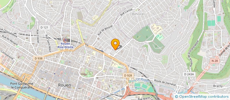 localisation de l'entreprise SYND COPROPRIETE RESIDENCE LE MARLY à ROUEN