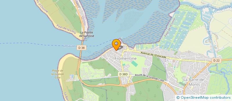 localisation de l'entreprise SYND COPROPRIETE RESIDENCE LE PETIT BOIS  LA BARRE-DE-MONTS