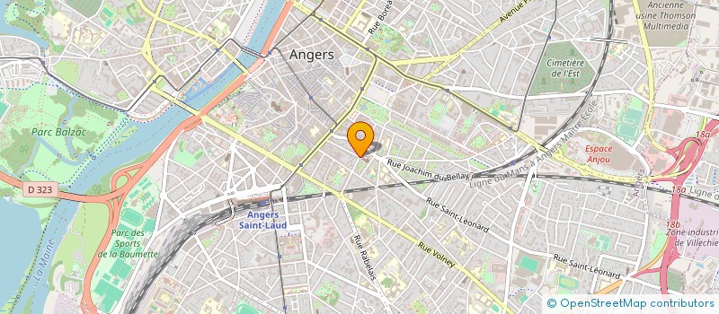 localisation de l'entreprise SYND COPROPRIETE RESIDENCE LE QUINCONCE à ANGERS
