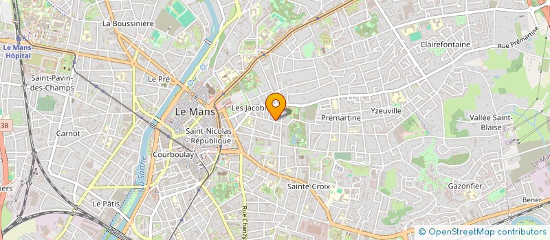 localisation de l'entreprise SYND COPROPRIETE RESIDENCE LE RUBENS  LE MANS