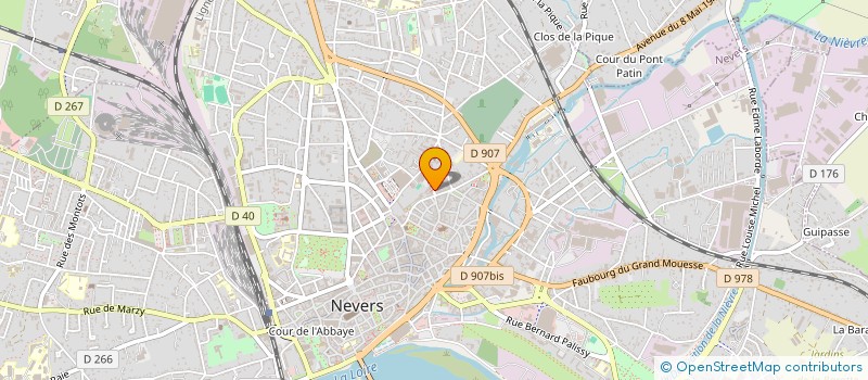 localisation de l'entreprise SYND COPROPRIETE RESIDENCE LE ST PIERRE à NEVERS