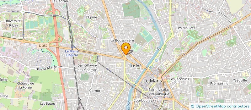 localisation de l'entreprise SYND COPROPRIETE RESIDENCE LES ABEILLES  LE MANS