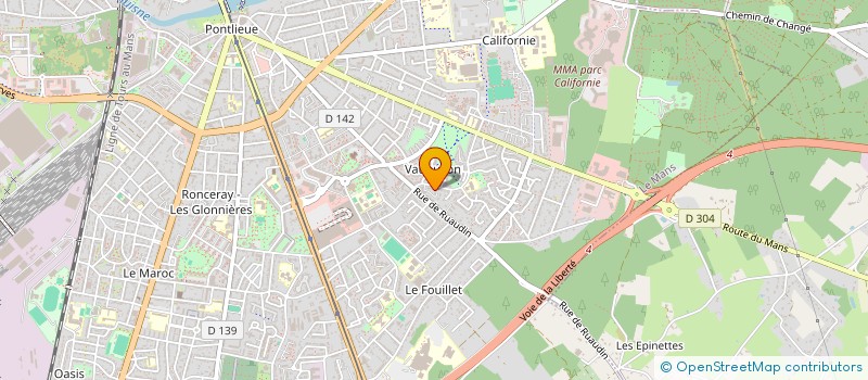 localisation de l'entreprise SYND COPROPRIETE RESIDENCE LES BALSAMINE  LE MANS